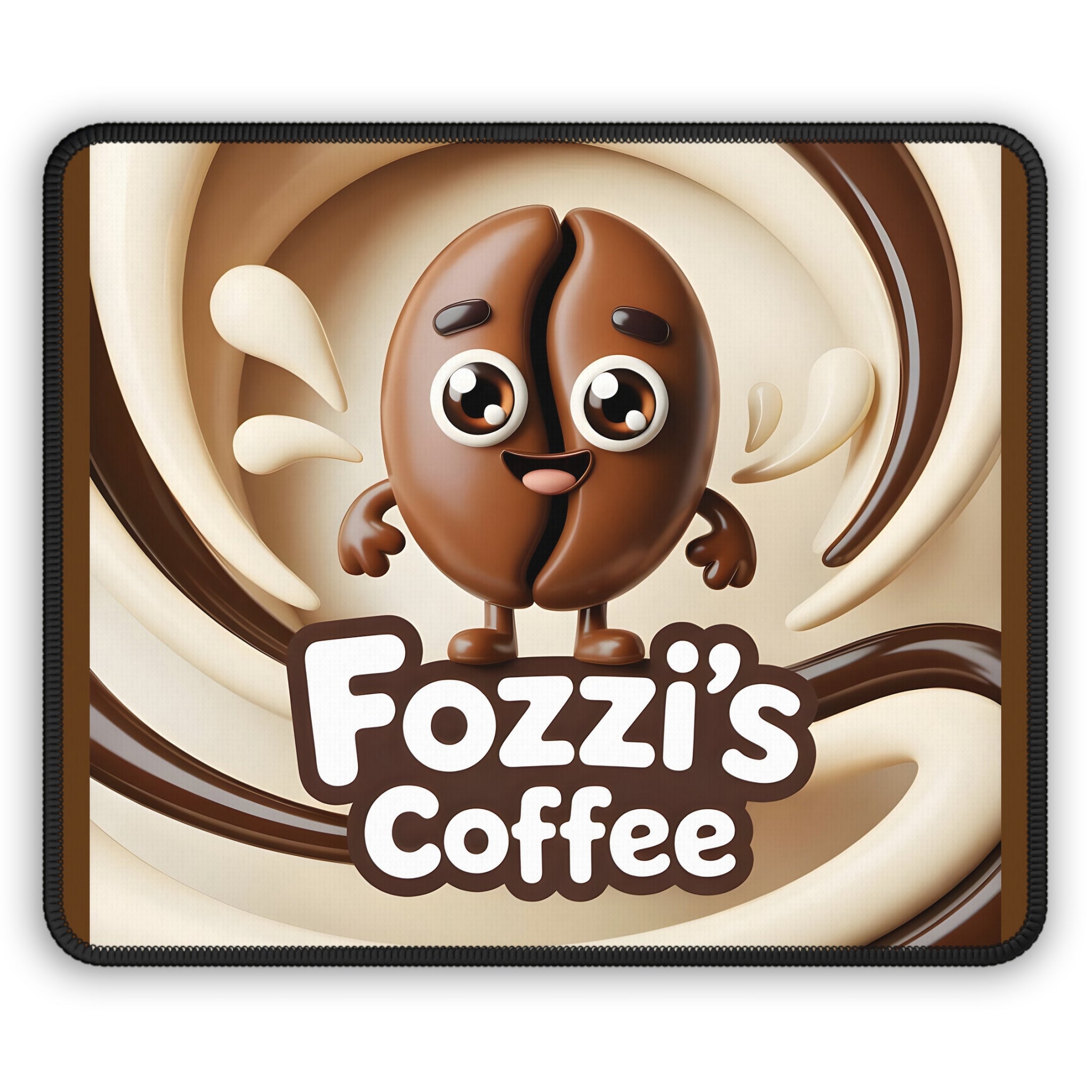 Gaming Mouse Pad — Fozzi’s Coffee Cute Coffee Bean Desk Mat